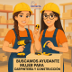 Buscamos Ayudante Mujer para Carpintería y Construcción